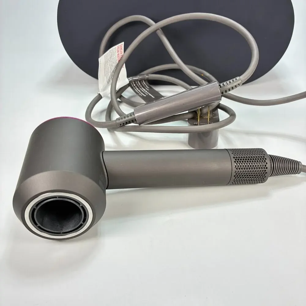 Dyson Supersonic Gray Pink Iron ALCI Plug Leakage Circuit Interrupter Hair Dryer